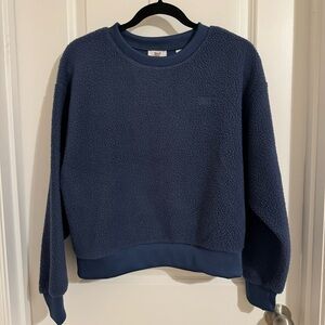 Levi’s Indigo Sherpa Sweater, S